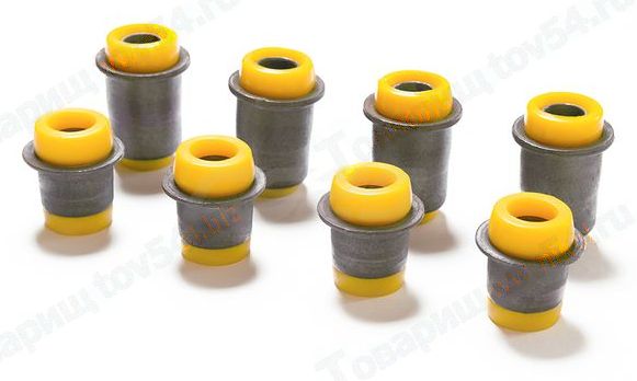 Сайлентблоки ВАЗ 2121 Нива (8шт) полиуретан желтый <b>CS-20 10424</b> - изображение