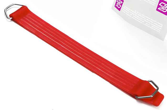 Ремень расширительного бачка ВАЗ 2105 силикон красный <b>CS-20 11456</b> (2105-1311090) - изображение