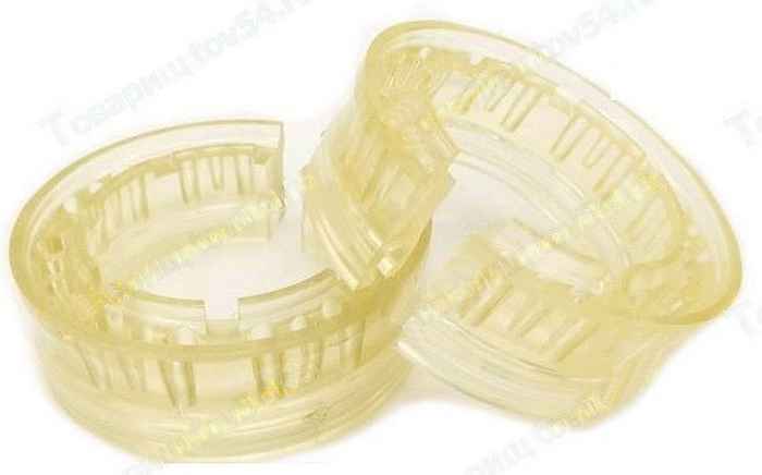 Проставки пружин межвитковые ВАЗ 2108, иномарки 100-120мм (2шт) полиуретан белый <b>CS-20 11856</b> (2108-2910000) - изображение