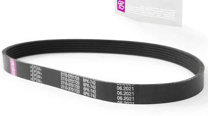 Ремень 6PK742 ВАЗ 2110-2170 <b>CS-20 13182</b> - изображение