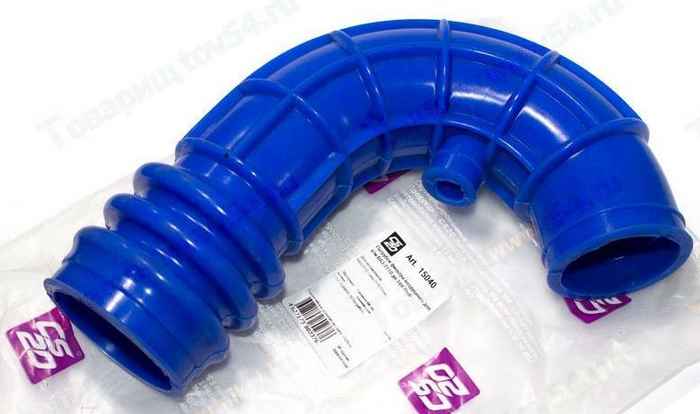 Воздуховод дросселя ВАЗ 2110, 2170 Приора 16V синий <b>CS-20 15040</b> - изображение