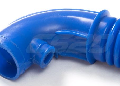 Воздуховод дросселя ВАЗ 2107, 2123 Нива Шевроле (к дросселю) силикон синий <b>CS-20 15042</b> - изображение 2