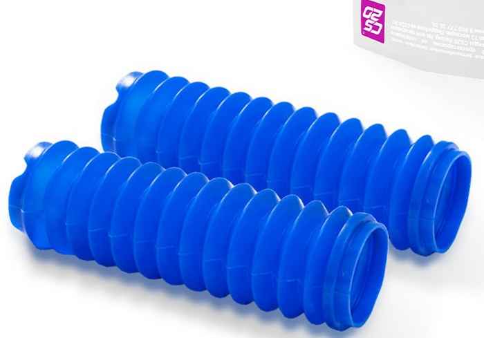 Пыльник стойки ВАЗ 2108, 2192 задний силикон синий (2 шт) <b>CS-20 15080</b> (2108-2915681-01) - изображение