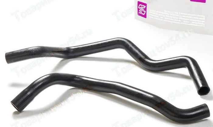 Патрубки радиатора ВАЗ 2190 Гранта АКПП (2шт) резина <b>CS-20 15180</b> - изображение