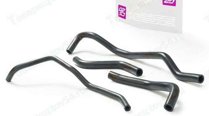 Патрубки отопителя LADA Largus, Renault Logan (8клап) комплект 4шт EPDM <b>CS-20 17049</b> - изображение