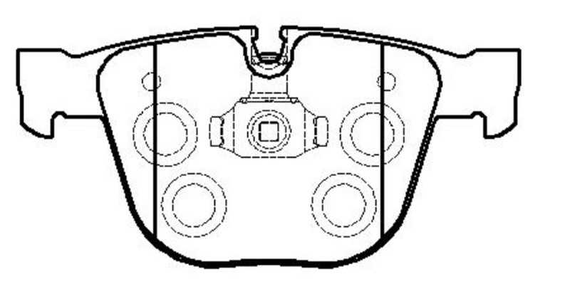 Колодки тормозные дисковые задние BMW E65/E66 4.5/6.0/4.0D 01> (нов арт GK0023) <b>CTR CKB-23</b> - изображение