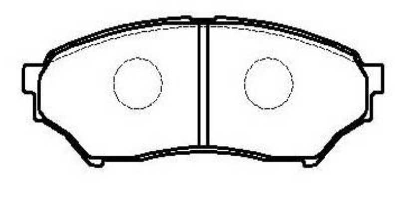 Колодки тормозные дисковые передние Mitsubishi Mont (нов арт GK0603) <b>CTR CKM-35</b> - изображение