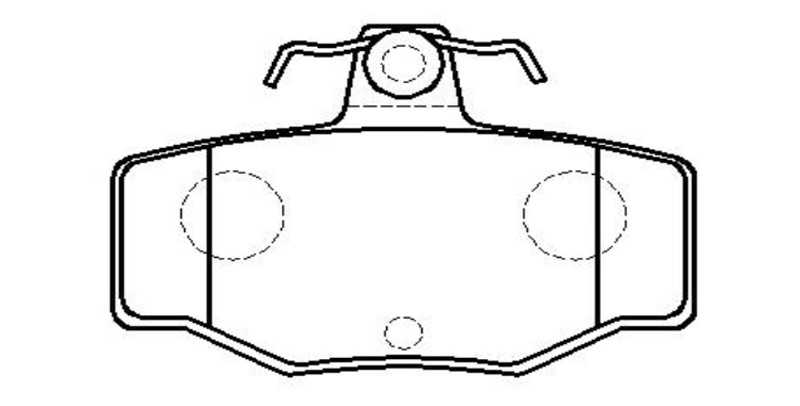 Колодки тормозные дисковые задние Nissan Primera1.6-2.0/2.0TD 90-02/Almera N16 00-04 (нов арт GK0852) <b>CTR CKN-137</b> - изображение