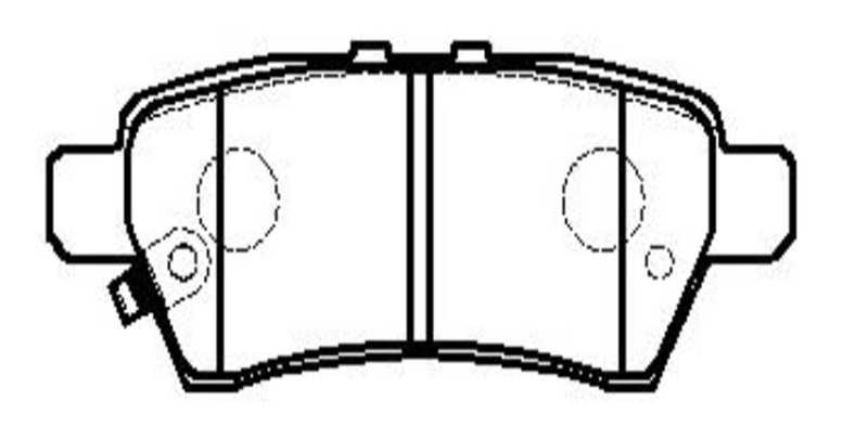 Колодки тормозные дисковые задние Nissan Pathfinder 2.5D 05> (нов арт GK0737) <b>CTR CKN-22</b> - изображение Колодки тормозные дисковые задние Nissan Pathfinder 2.5D 05> (нов арт GK0737) <b>CTR CKN-22</b> - изображение