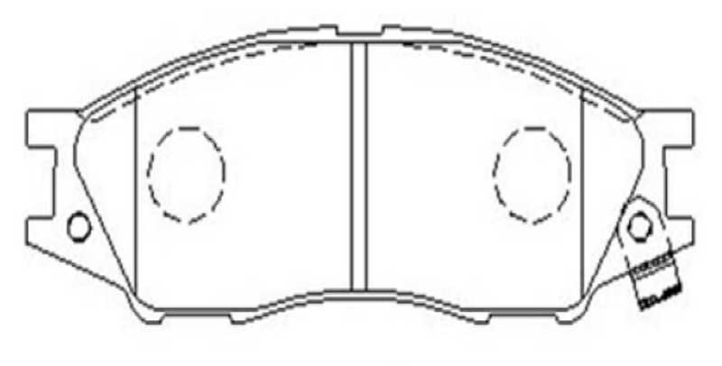 Колодки тормозные дисковые (нов арт GK0785) <b>CTR CKN-70</b> - изображение