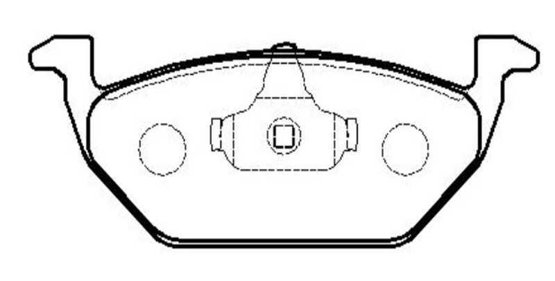 Колодки тормозные дисковые (нов арт GK1280) <b>CTR CKVW-53</b> - изображение