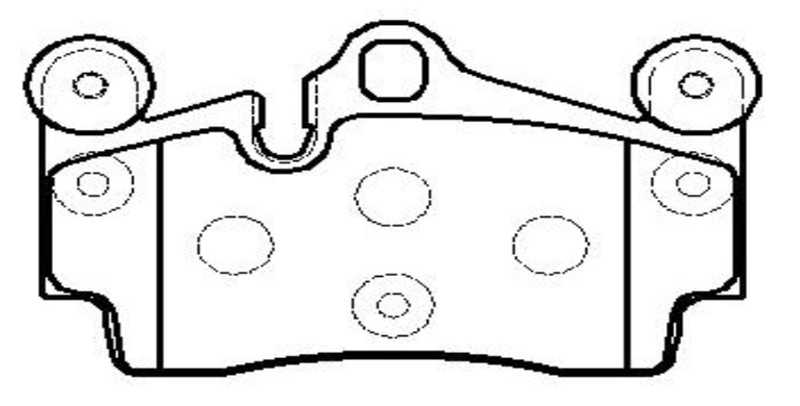 Колодки тормозные дисковые задние VW Touareg 3.2i/4.2i/2.5TDi/5.0TDi 02> (нов арт GK1300) <b>CTR CKVW-73</b> - изображение Колодки тормозные дисковые задние VW Touareg 3.2i/4.2i/2.5TDi/5.0TDi 02> (нов арт GK1300) <b>CTR CKVW-73</b> - изображение