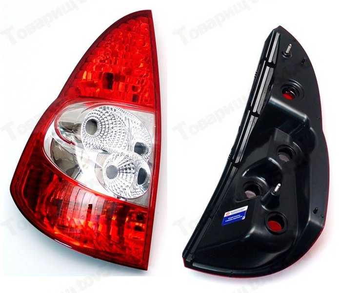 Корпус с рассеивателем ВАЗ 2171 Приора левый <b>ДААЗ 2171-3716021</b> - изображение