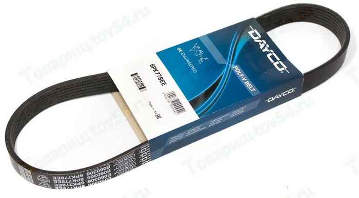 Ремень 6PK778 ВАЗ 2180 Vesta, X-Ray 1.6 <b>DAYCO 6PK778EE</b> - изображение