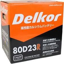 Аккумулятор ширококлеммный пп (R +-) 68Ач DELKOR (JP) 80D23R - изображение 1