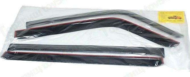 Ветровики (дефлекторы) для дверей ВАЗ 2131 Нива (накладной) <b>DELTA DN-00008</b> - изображение