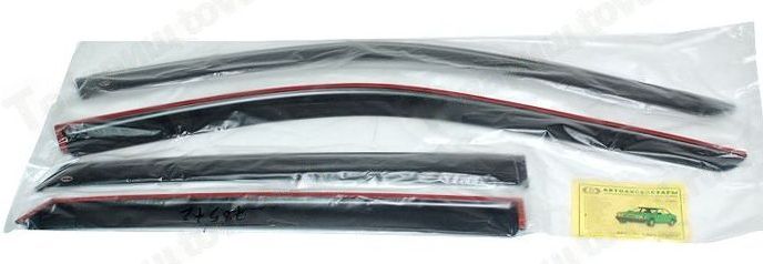 Ветровики (дефлекторы) для дверей ВАЗ 2190 Гранта (накладной) <b>DELTA DN-00021</b> - изображение