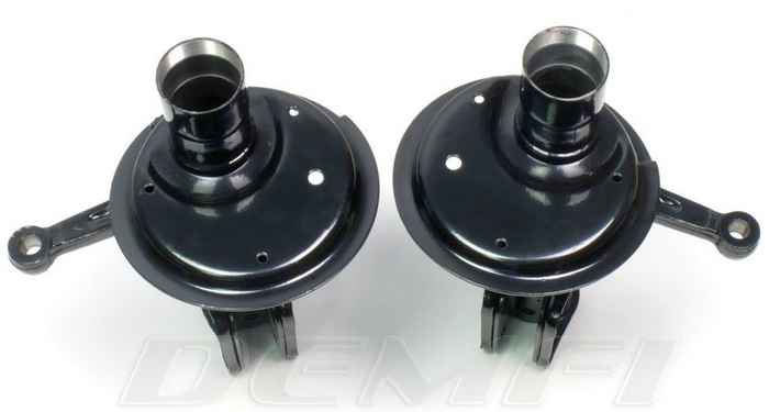 Корпус стойки телескопической подвески ВАЗ 1118 Калина (стакан) комплект левый + правый под коническую пружину <b>DEMFI D1118-2905580</b>, внутр.резьба М 51,2 х 1,25 мм - изображение 1