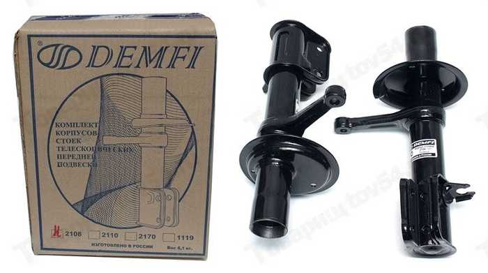 Корпус стойки ВАЗ 2108 (стакан) лев. <b>DEMFI D 2108-2905581</b> - изображение
