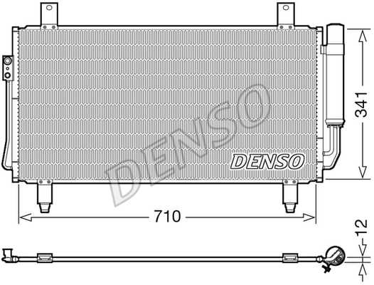 Конденсор <b>DENSO DCN45006</b> - изображение Конденсор <b>DENSO DCN45006</b> - изображение