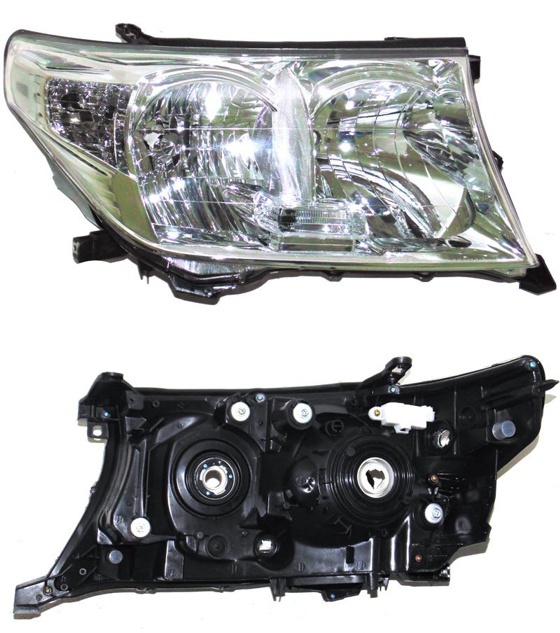 Фара TOYOTA LAND CRUISER 200 07-11 под электрокорректор, не ксенон <b>DEPO 212-11M1R-LD-EM</b> - изображение