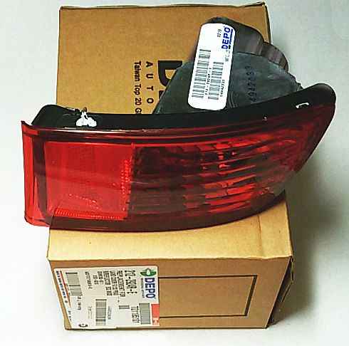 Отражатель Toyota Land Cruiser Prado (J120) 02-09 / 4Runner 02-09 / Hilux Surf 02-09 (Сзади / Слева) <b>DEPO 212-2924L-E</b> - изображение 1