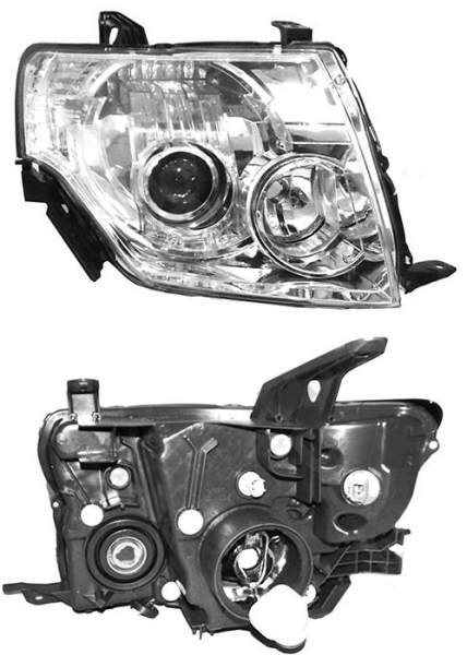 Фара MITSUBISHI PAJERO 06- под ксенон <b>DEPO 214-1186R-LDHEM</b> - изображение