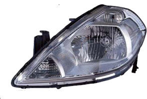Фара NISSAN TIIDA 07-14 под электрокорректор, цельная решетка <b>DEPO 215-11C4L-LD-EM</b> - изображение