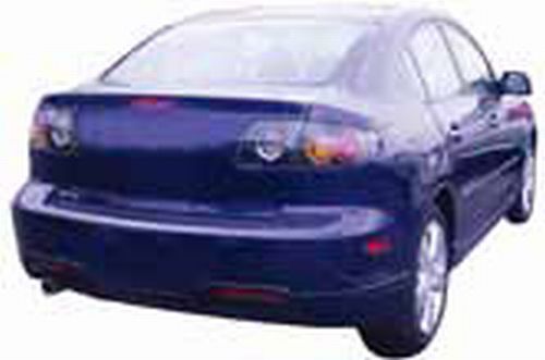 Отражатель бампера заднего левый MAZDA 3 03-> (красный) <b>DEPO 216-1408L-US</b> - изображение 1