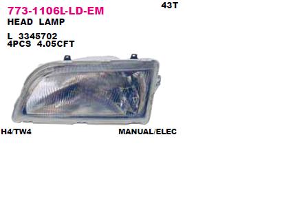 Фара L <b>DEPO 7731106LLDEM</b> - изображение
