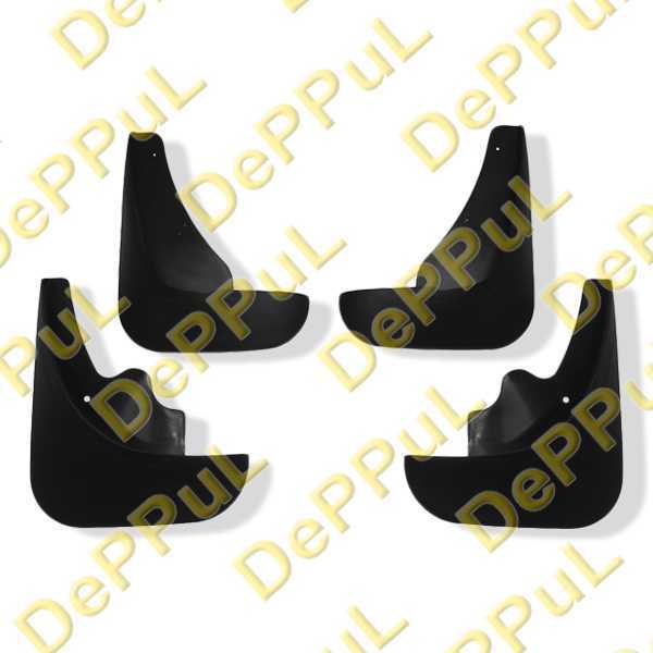 Брызговики седан (комплект 4 шт. задние+передние) FORD FOCUS II 2007-... <b>DEPPUL DE151326FF4</b> - изображение