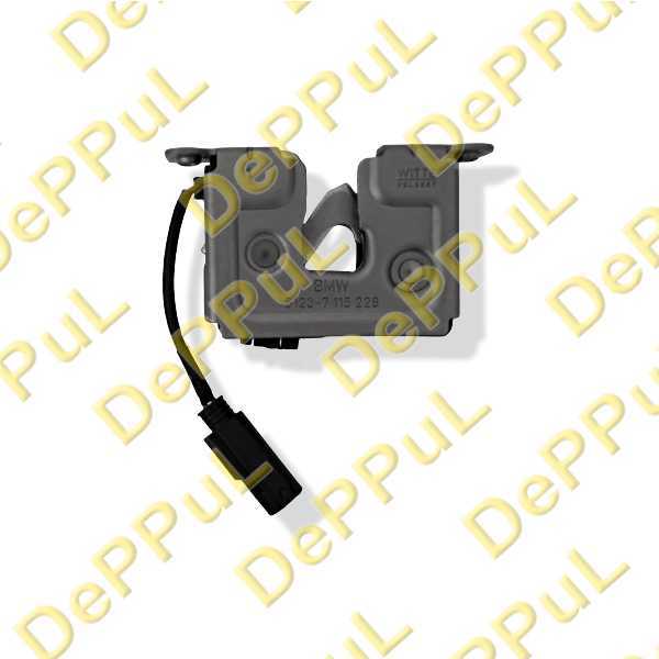 Замок капота под датчик (с фишкой) <b>DEPPUL DE401BWB</b> - изображение