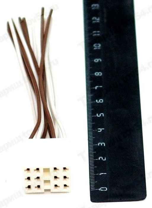 Колодка панели приборов ВАЗ 2108-2109 с проводами S=0,75мм, L=120мм <b>ДИАЛУЧ КЛ052-1</b> - изображение