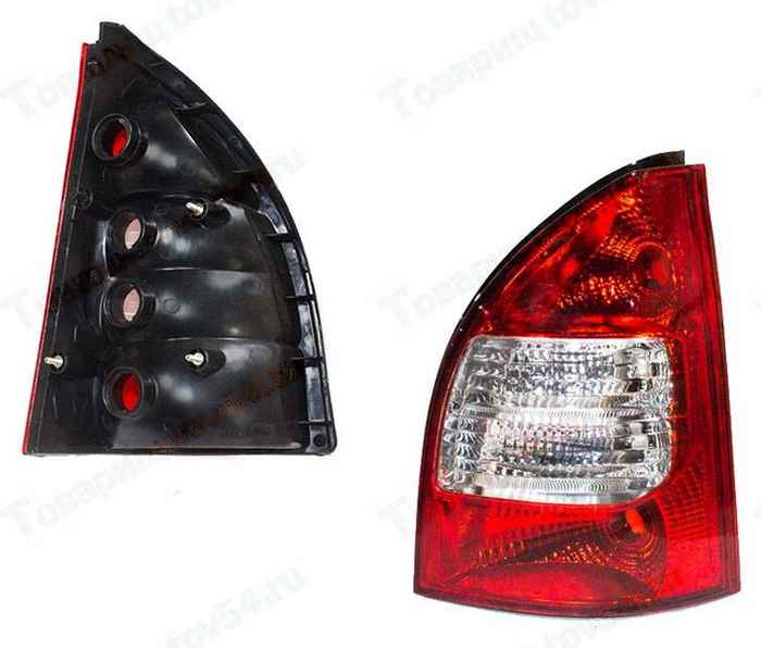 Корпус с рассеивателем ВАЗ 1117 Калина (универсал) правый <b>1117-3716020</b> - изображение