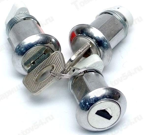 Замок багажника ВАЗ 2170 в сборе с личинками <b>Димитровград 2170-6100040</b> - изображение