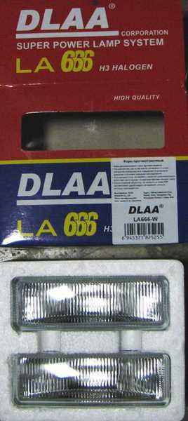 Фары противотуманные DLAA LA-666W (88х66мм) - изображение 2