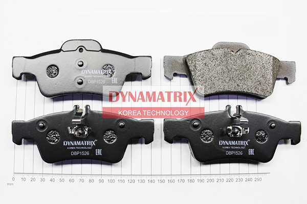 Комплект колодок для дисковых тормозов <b>DYNAMATRIX DBP1526</b> - изображение