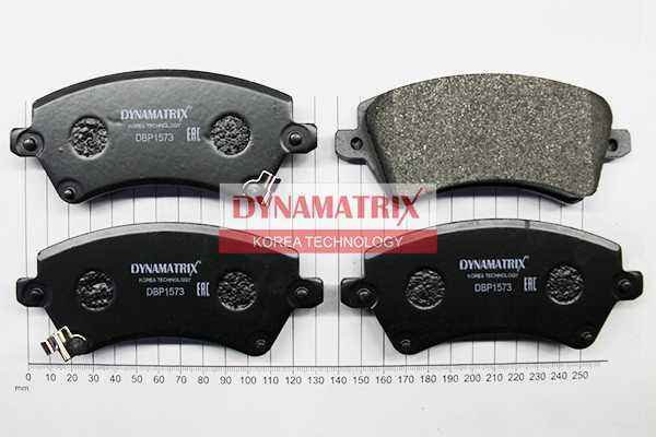 Комплект колодок для дисковых тормозов <b>DYNAMATRIX DBP1573</b> - изображение