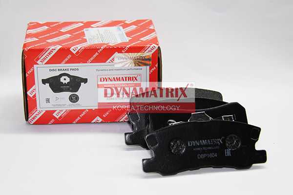 Комплект колодок для дисковых тормозов <b>DYNAMATRIX DBP1604</b> - изображение