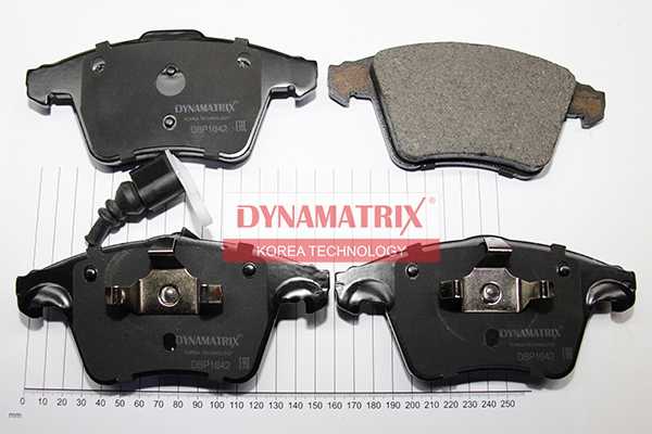 Комплект колодок для дисковых тормозов <b>DYNAMATRIX DBP1642</b> - изображение