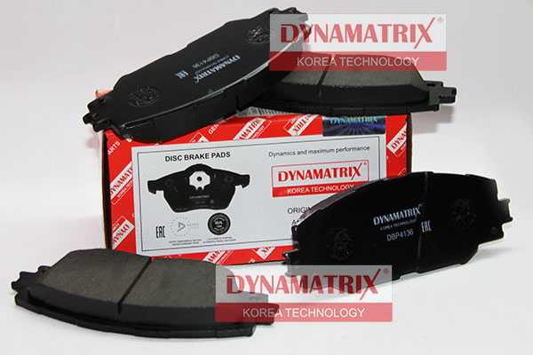 Комплект колодок для дисковых тормозов <b>DYNAMATRIX DBP4136</b> - изображение