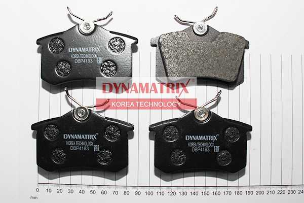 Комплект колодок для дисковых тормозов <b>DYNAMATRIX DBP4183</b> - изображение