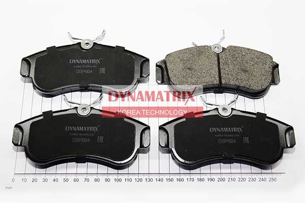 Комплект колодок для дисковых тормозов <b>DYNAMATRIX DBP604</b> - изображение