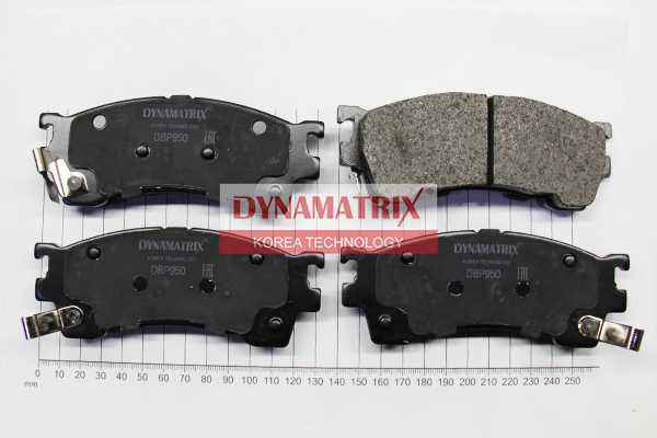 Комплект колодок для дисковых тормозов <b>DYNAMATRIX DBP950</b> - изображение