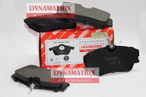 Комплект колодок для дисковых тормозов <b>DYNAMATRIX DBP970</b> - изображение