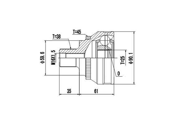Комплект шруса <b>DYNAMATRIX DCV803014</b> - изображение