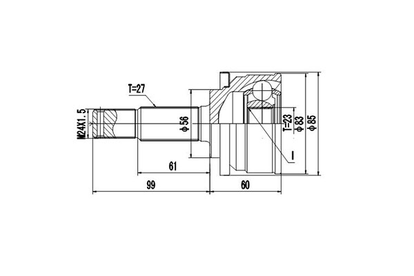 Комплект шруса <b>DYNAMATRIX DCV841018</b> - изображение