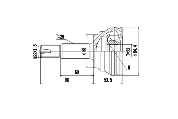 Комплект шруса <b>DYNAMATRIX DCV859036</b> - изображение