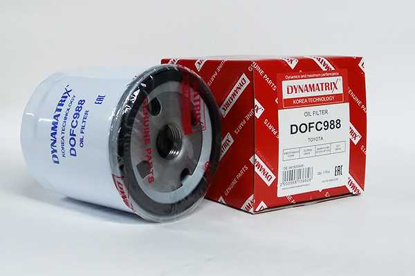 Фильтр масляный <b>DYNAMATRIX DOFC988</b> - изображение Фильтр масляный <b>DYNAMATRIX DOFC988</b> - изображение