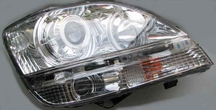 Фара PF-EE-312-1152-CR (LEXUS RX300/TOYOTA HARRIER 98-02) хром линза тюнинг комплект R+L - изображение 1